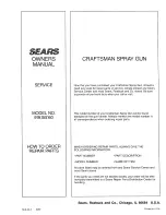 Preview for 12 page of Sears 919.15516 Owner'S Manual