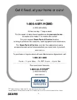 Preview for 22 page of Sears C249 30437 0 Owner'S Manual