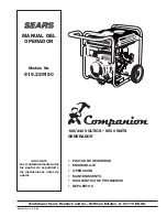 Preview for 23 page of Sears Companion 919.329150 Owner'S Manual