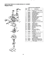 Preview for 22 page of Sears Craftsman 247-795890 Owner'S Manual