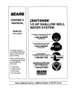 Preview for 16 page of Sears Craftsman 390.250097 Owner'S Manual