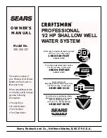 Preview for 16 page of Sears CRAFTSMAN 390.252157 Owner'S Manual