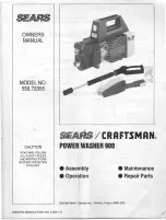 Sears CRAFTSMAN 559.72355 Owner'S Manual preview