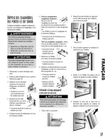 Preview for 27 page of Sears Kenmore Bottom Freezer Refrigerator Use & Care Manual