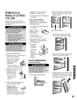 Preview for 47 page of Sears Kenmore Bottom Freezer Refrigerator Use & Care Manual