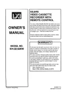 Preview for 35 page of Sears LXI series 934.55156690 Owner'S Manual