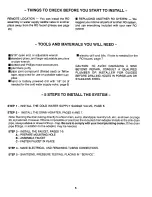 Preview for 5 page of Sears WaterWorks RO 2000 Installation & Operation Manual