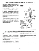 Preview for 9 page of Sears WaterWorks RO 2000 Installation & Operation Manual