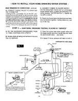 Preview for 10 page of Sears WaterWorks RO 2000 Installation & Operation Manual