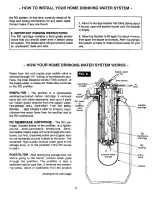 Preview for 11 page of Sears WaterWorks RO 2000 Installation & Operation Manual