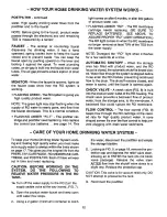 Preview for 12 page of Sears WaterWorks RO 2000 Installation & Operation Manual