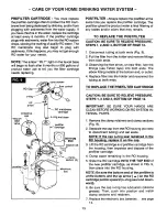 Preview for 13 page of Sears WaterWorks RO 2000 Installation & Operation Manual