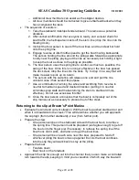 Preview for 21 page of SEAS Catalina 30 Operating Manual