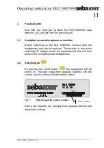 Preview for 17 page of sebaKMT Hydrolux HLE 500 Operating Instructions Manual