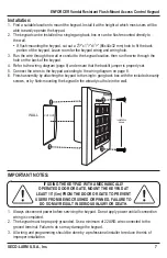 Preview for 7 page of SECO-LARM Enforcer SK-1123-FDQ Manual