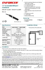 SECO-LARM ENFORCER SM-207-5LQ/W Quick Start Manual preview