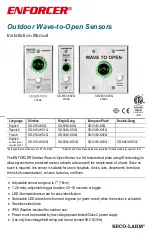 Preview for 1 page of SECO-LARM SD-9163-KSQ Installation Manual