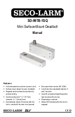 SECO-LARM SLI SD-997B-1SQ Manual preview