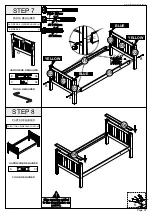 Preview for 7 page of Seconique OAK EFFECT NEPTUNE 3' BUNK BED Assembly Instructions Manual