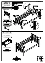 Preview for 8 page of Seconique OAK EFFECT NEPTUNE 3' BUNK BED Assembly Instructions Manual