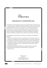 Preview for 10 page of Secura EPC-S600 Instruction Manual