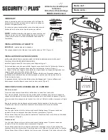 Preview for 5 page of Security + Stack-On GCD-924-5 Installation Instructions Manual