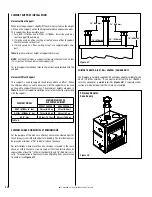 Preview for 22 page of Security Chimneys International BIS ULTIMA CF Installation And Operation Instructions Manual