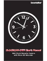 SecurityMan ClockCam-WiFi User Manual preview