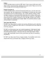 Preview for 3 page of SecurityMan Mini-AirWatch4 User Manual