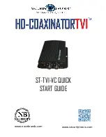 Securitytronix HD-COAXINATORTVI ST-TVI-VC Quick Start Manual preview