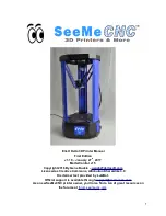 SeeMeCNC ERIS DELTA Manual preview