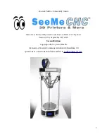 SeeMeCNC Rostock MAX v2 Assembly Manual preview