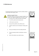 Preview for 119 page of SEF 548.04 Operating Manual