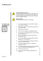 Preview for 118 page of SEF 548.10 Operating Manual