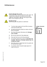 Preview for 119 page of SEF 548.10 Operating Manual