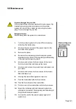 Preview for 121 page of SEF 548.10 Operating Manual