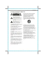 Preview for 2 page of Seg DP 800 Operating Instructions Manual