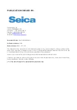 Preview for 4 page of Seica PILOT H4 Operator'S Manual