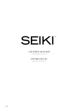 Preview for 28 page of Seiki SC4000S Instruction Manual