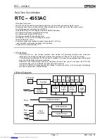 Preview for 4 page of Seiko Epson RTC-4553AC Applications Manual