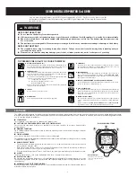 Seiko Cal. S058 Instruction Manual preview