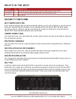 Preview for 4 page of SEKURYX CK4-HPD404C User Manual