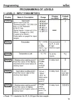 Preview for 18 page of Selec PID110 Operating Instructions Manual