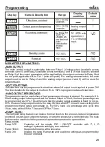 Preview for 28 page of Selec PID110 Operating Instructions Manual