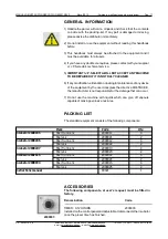 Preview for 11 page of Selecta 2000205 Instruction Manual