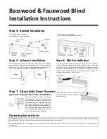 Preview for 2 page of SelectBlinds Fauxwood Blind Installation Instructions