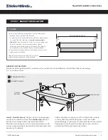 Preview for 2 page of SelectBlinds OPEN ROLL Z-125 Installation Instructions Manual