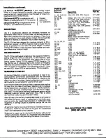 Preview for 3 page of Selectone Econotone ST-104 Operating Instructions