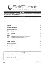 Preview for 12 page of SelfClimat DN 100 Fitting And Operating Instructions