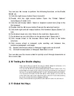 Preview for 21 page of SELVAS Healthcare Braille EDGE 40 User Manual